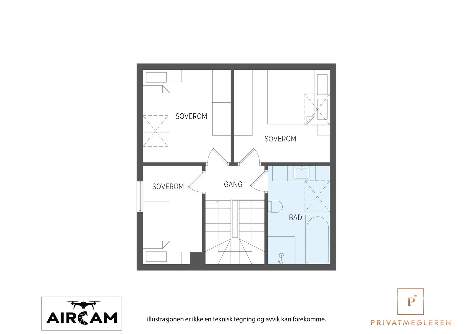 Plantegning 2. etasje. Galleribilde