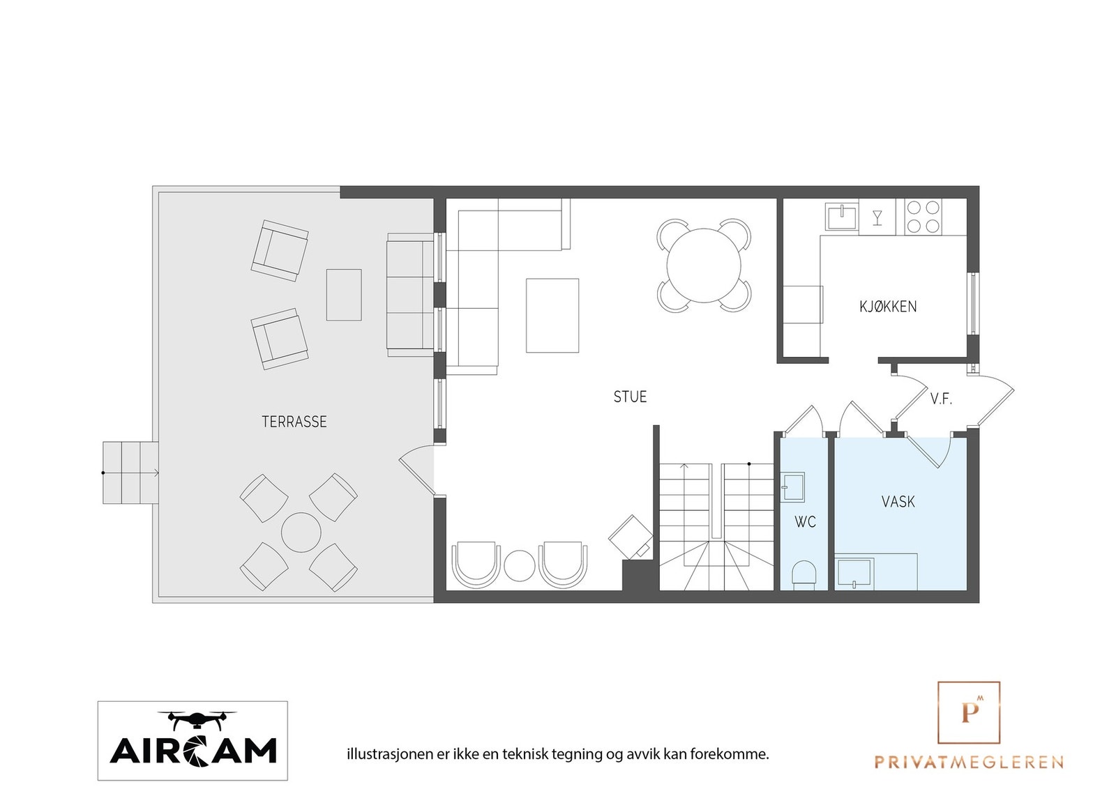 Plantegning 1. etasje. Galleribilde