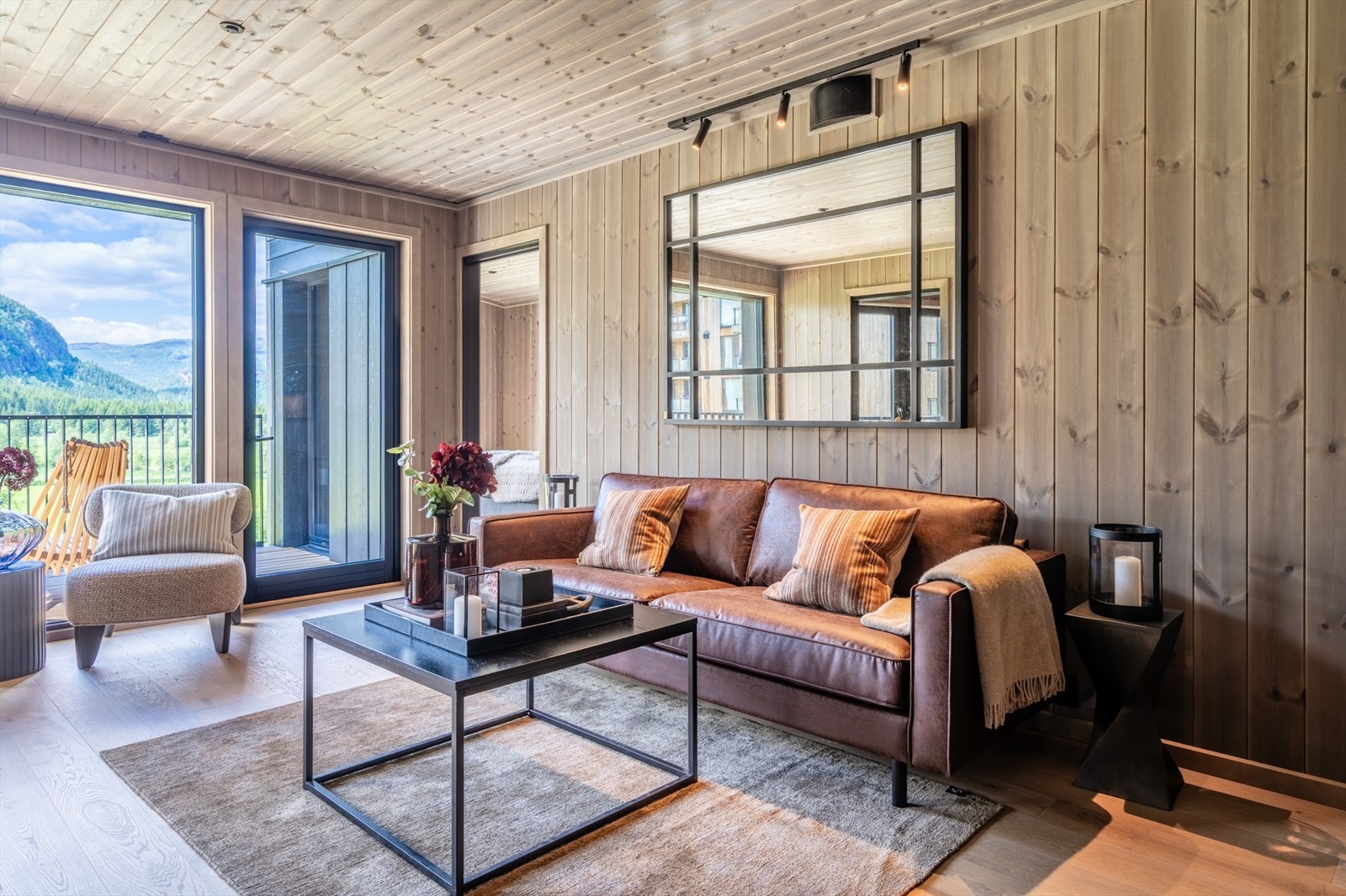 Stue med utsikt Galleribilde