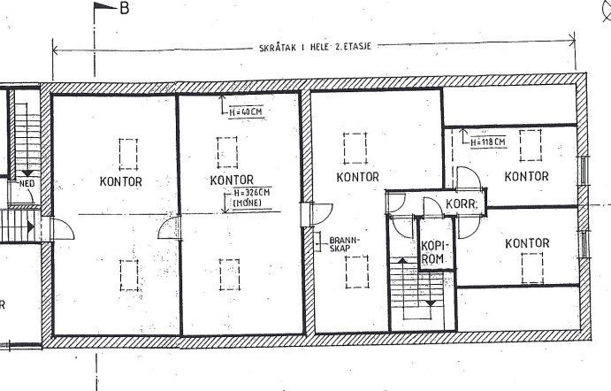 2. etasje, 121 kvm. Galleribilde