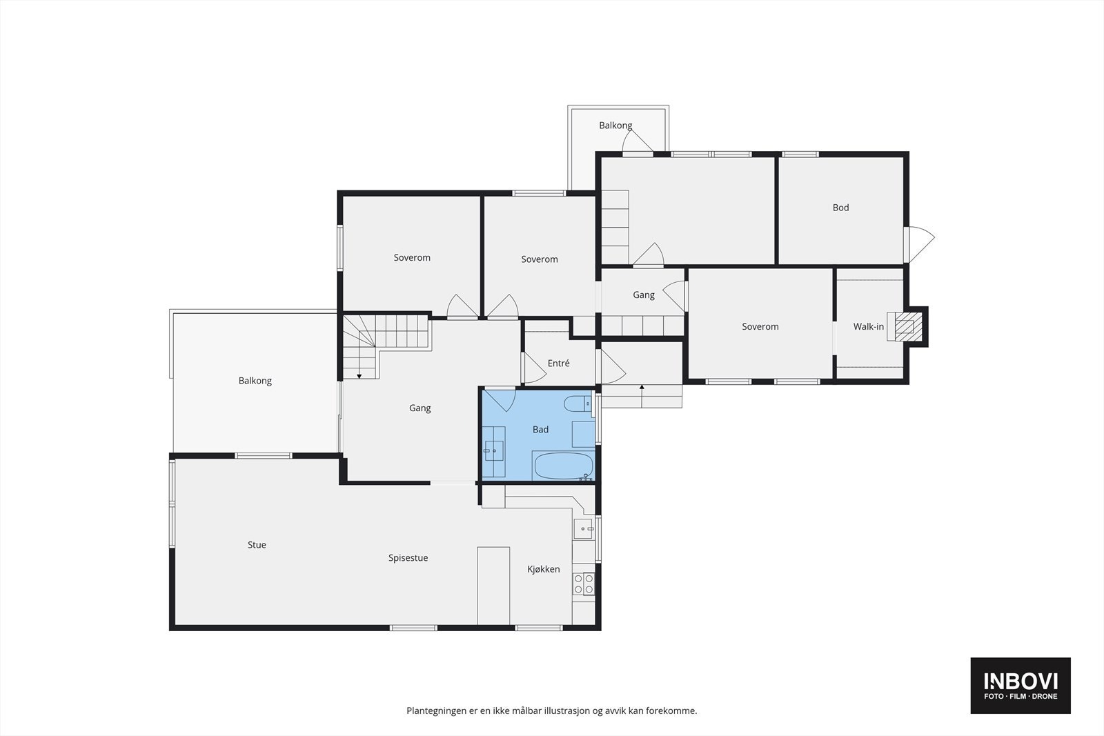 Plantegning Galleribilde