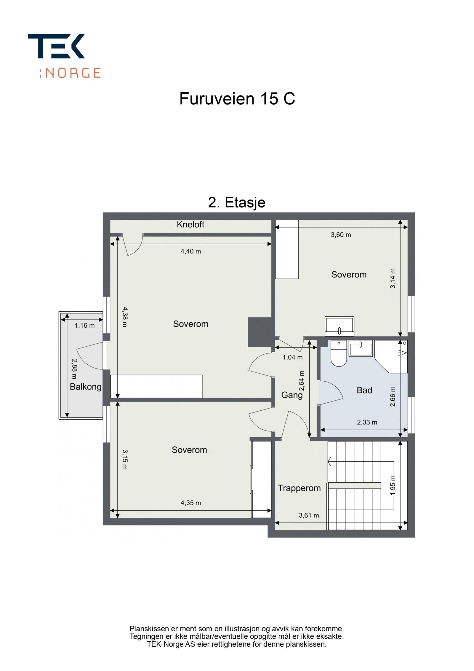 Plantegning - 2. etasje Galleribilde