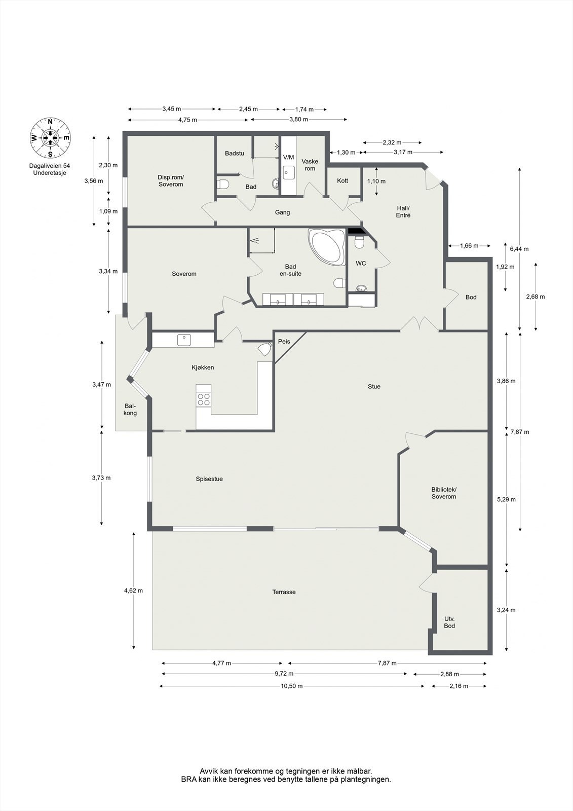 Praktisk planløsning Galleribilde