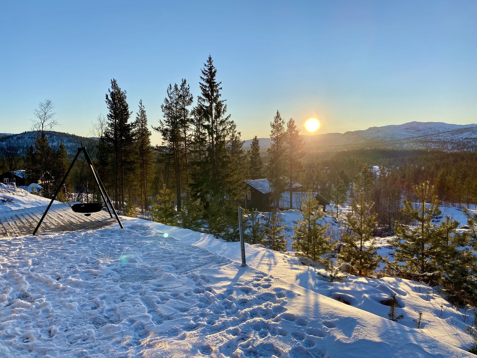 Selgers egne bilder av vinterstemningen. Galleribilde