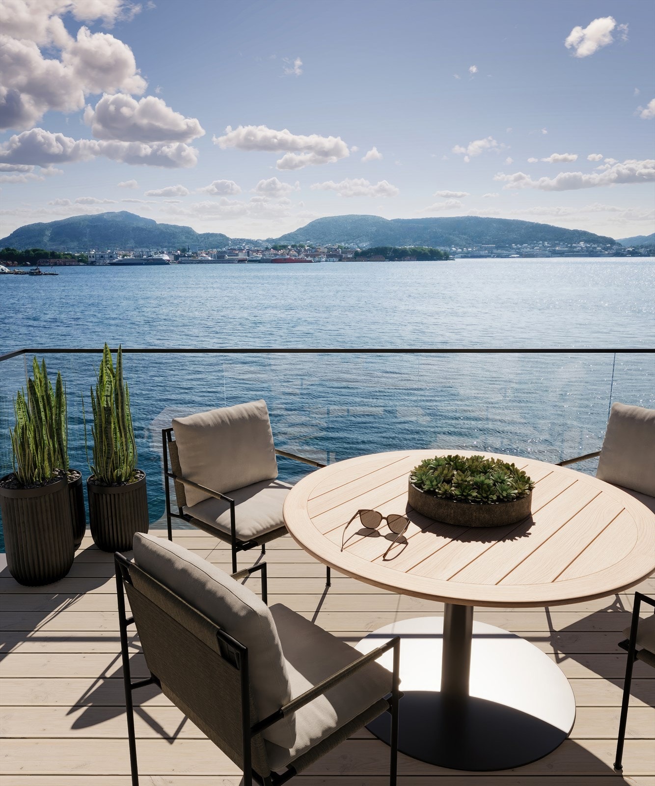 Wow! I Sjøbodene vil du ha fantastisk utsikt. Galleribilde