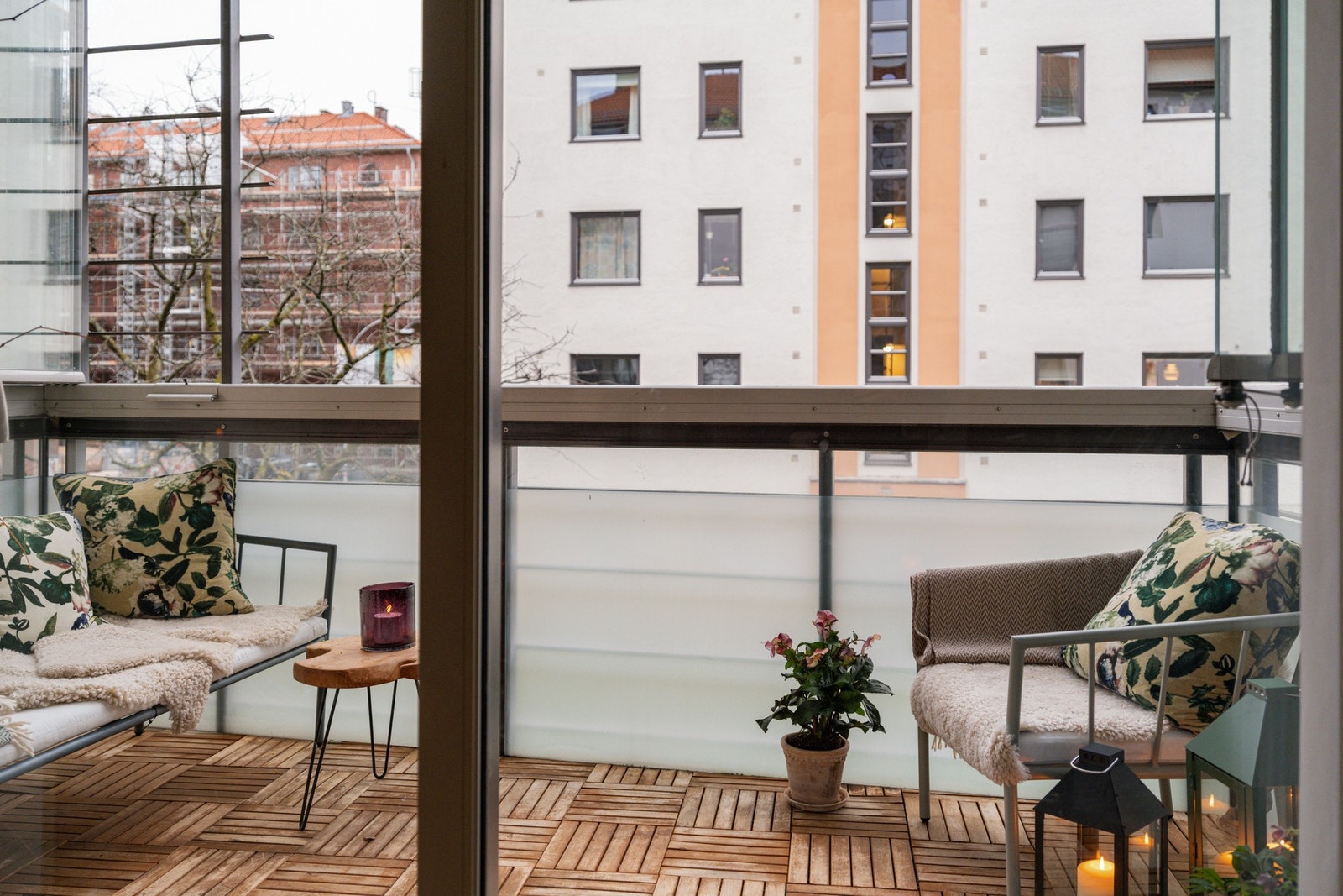 6 kvm balkong. Galleribilde