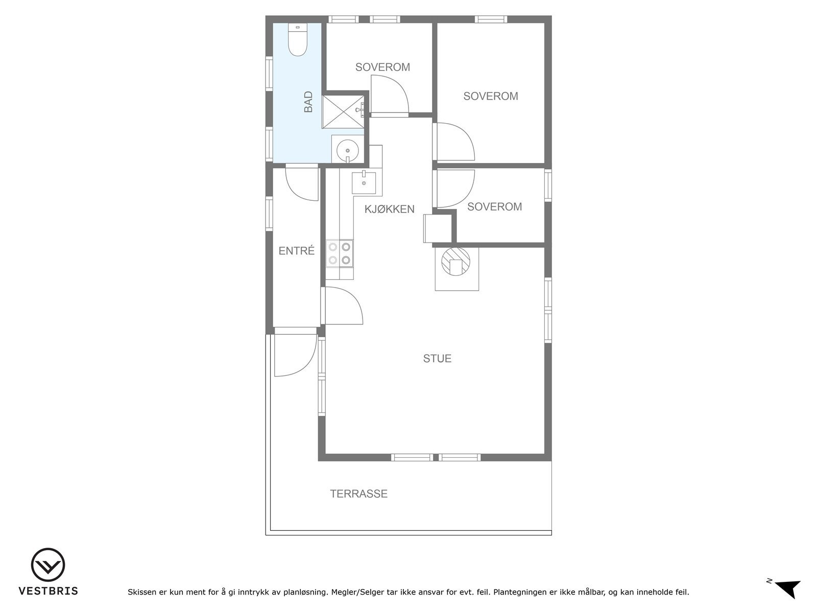 Plantegning Galleribilde