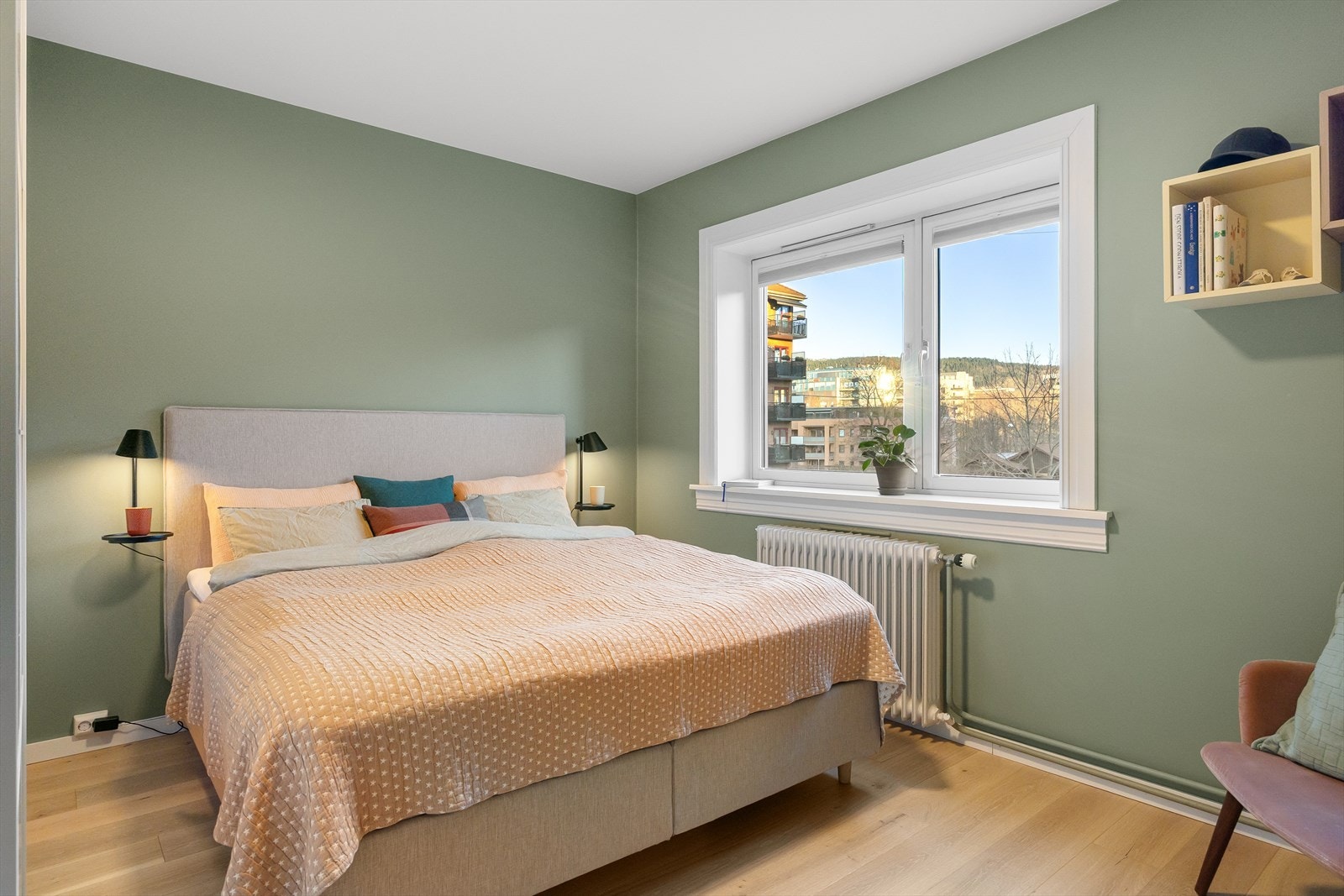 Soverommet er vendt mot rolige fellesområder, som skaper en behagelig atmosfære. Galleribilde