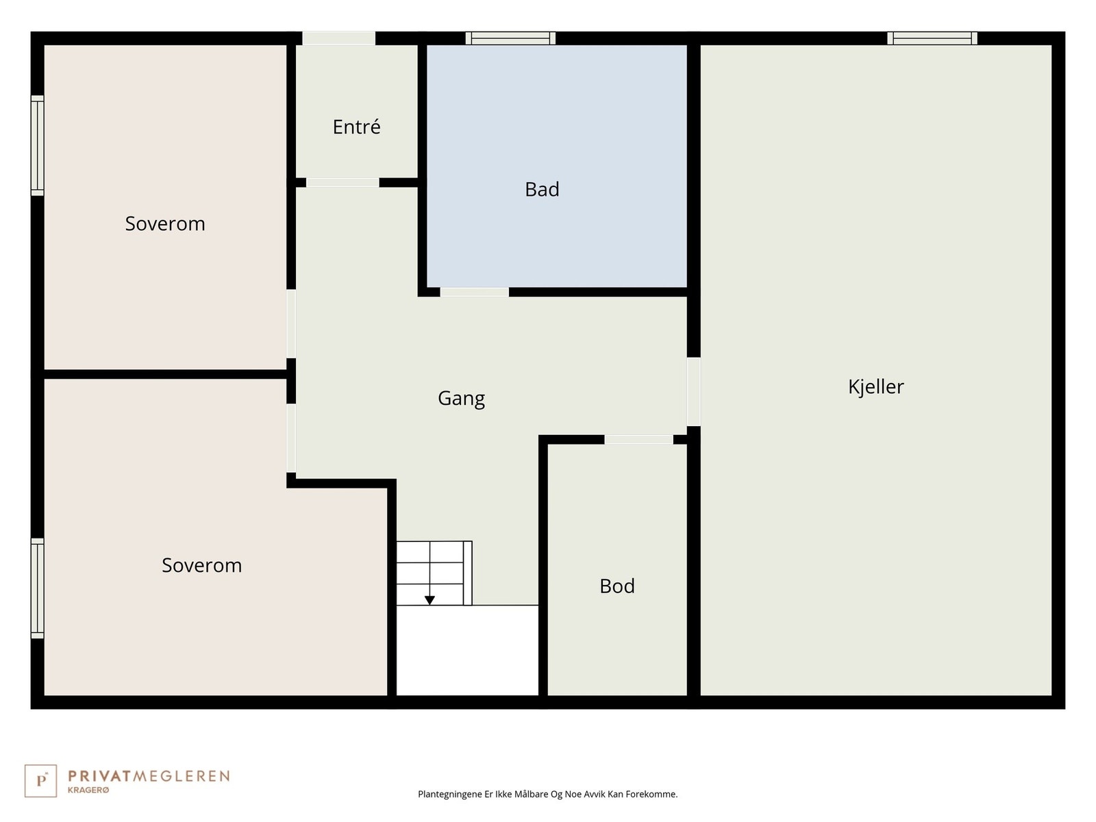 Plantegning Underetasje Galleribilde