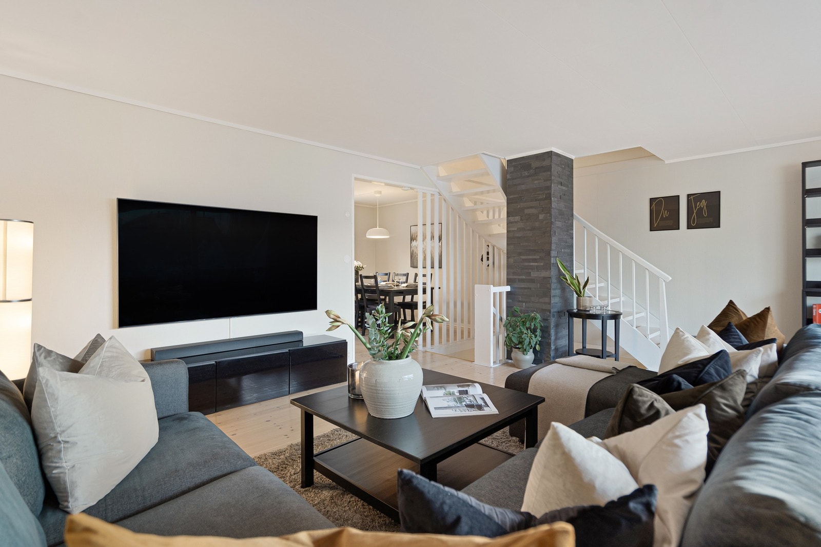 Det er også innlagt fiber i boligen Galleribilde