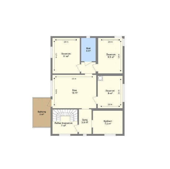 Plantegning Galleribilde