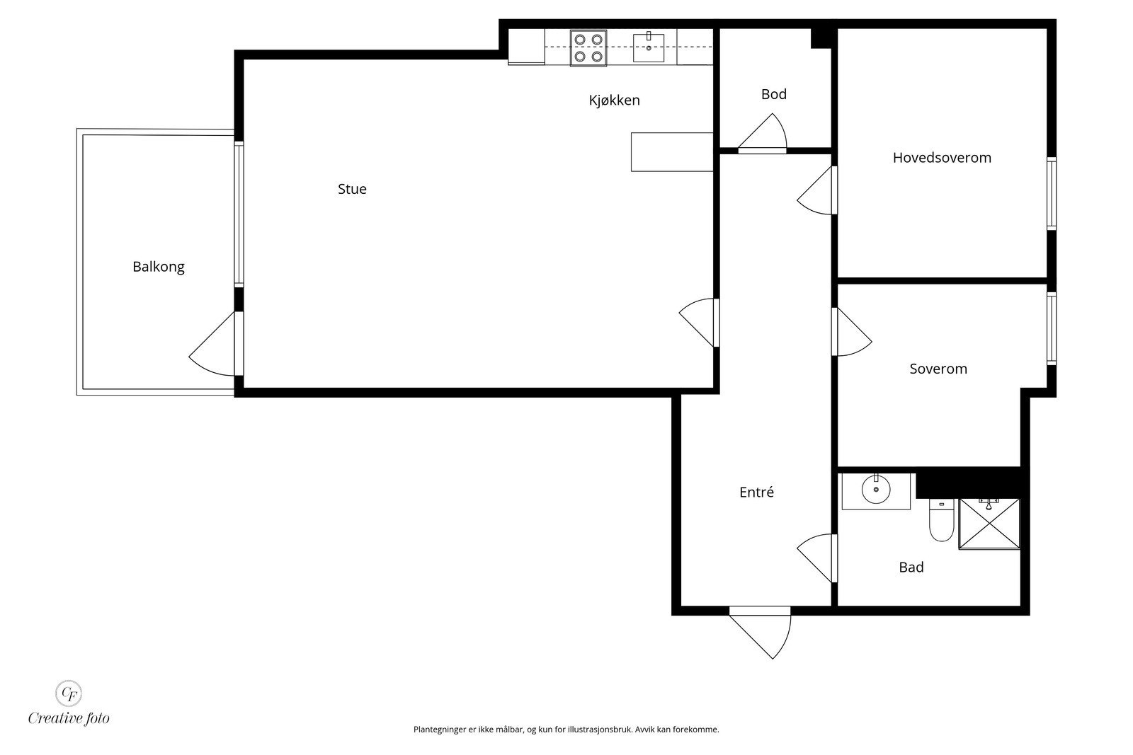 Plantegning Galleribilde