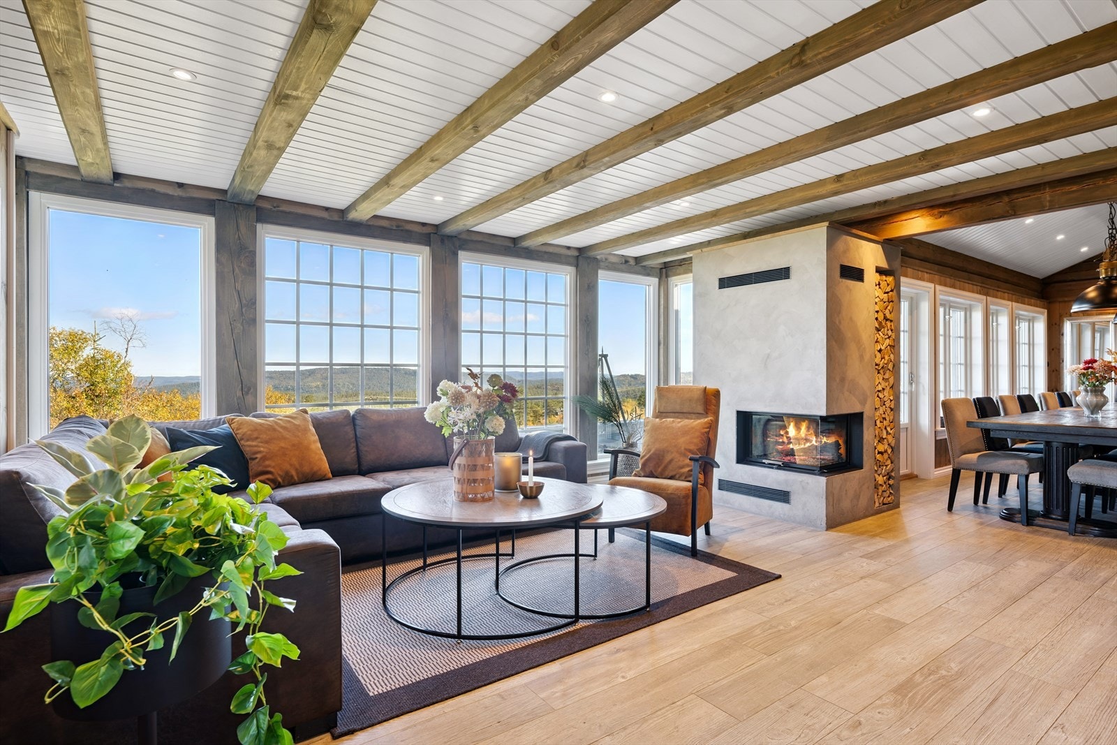 Flott peis som blikkfang og god varme Galleribilde