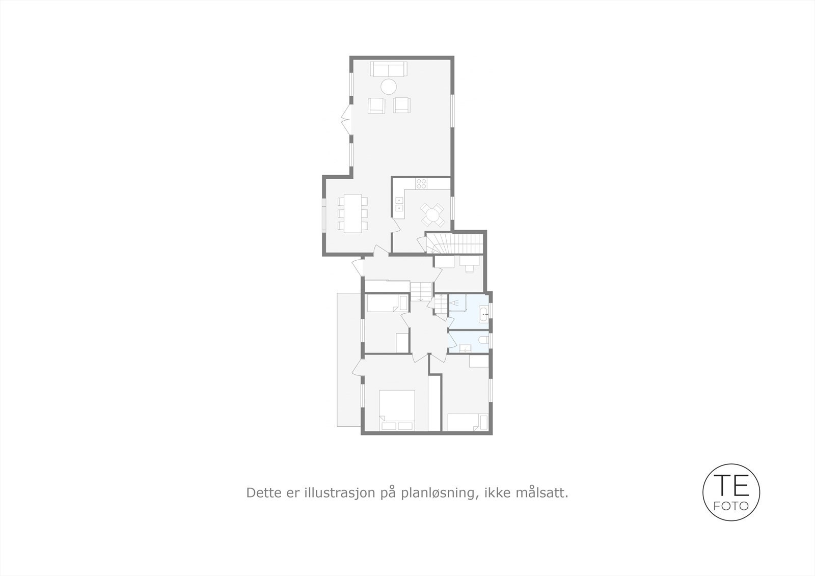 2D Planskisse - 1. etg. Galleribilde