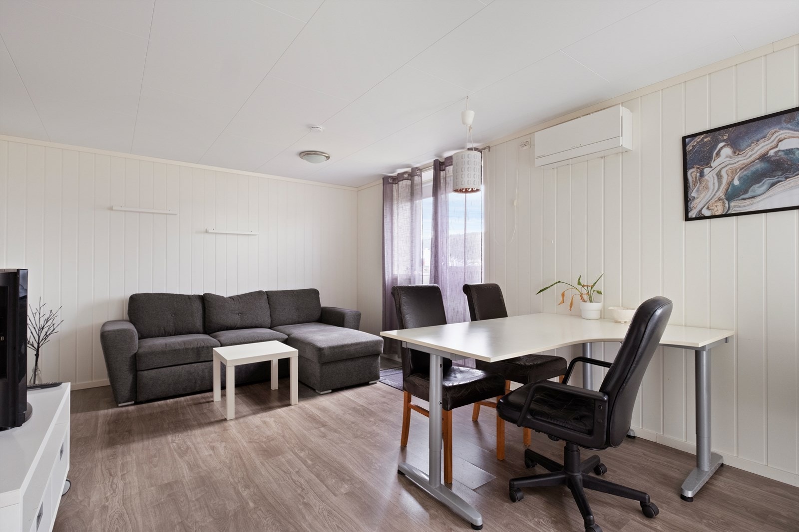 Varmepumpe på stue Galleribilde