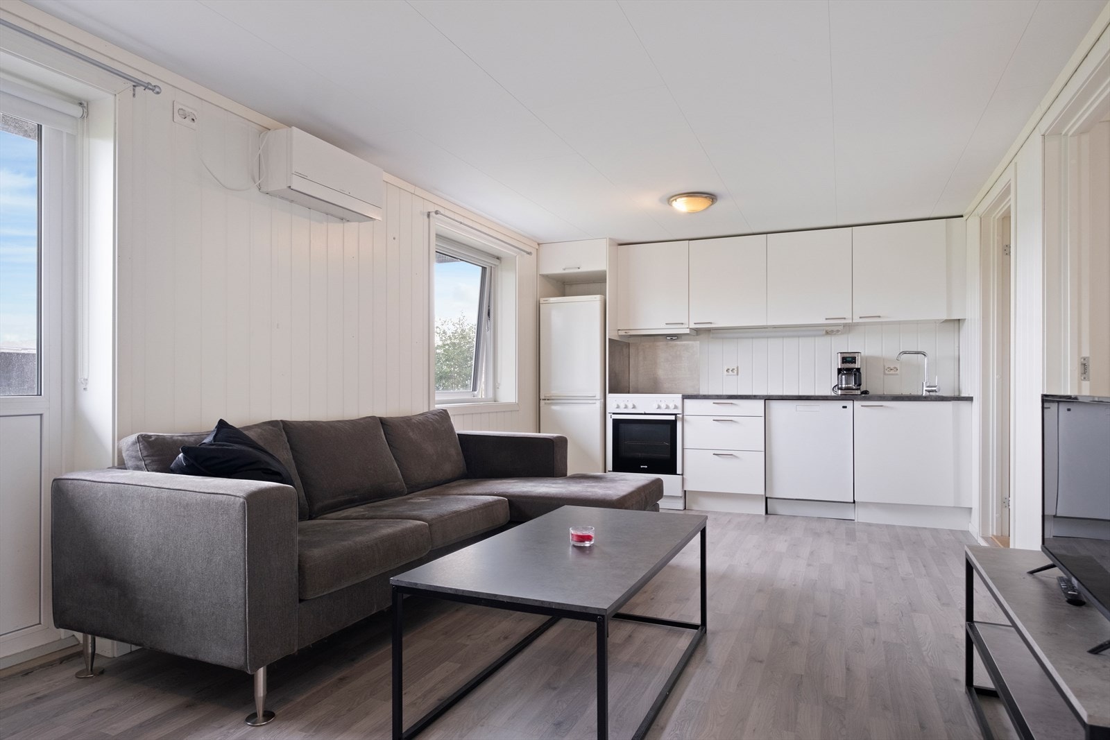 Varmepumpe på stue Galleribilde