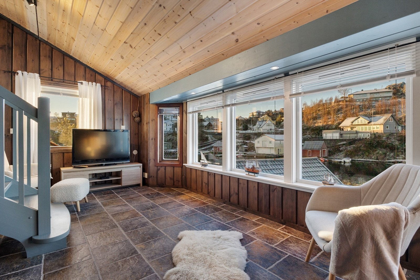 Her kan en unne seg å slappe av når kvelden senker seg Galleribilde