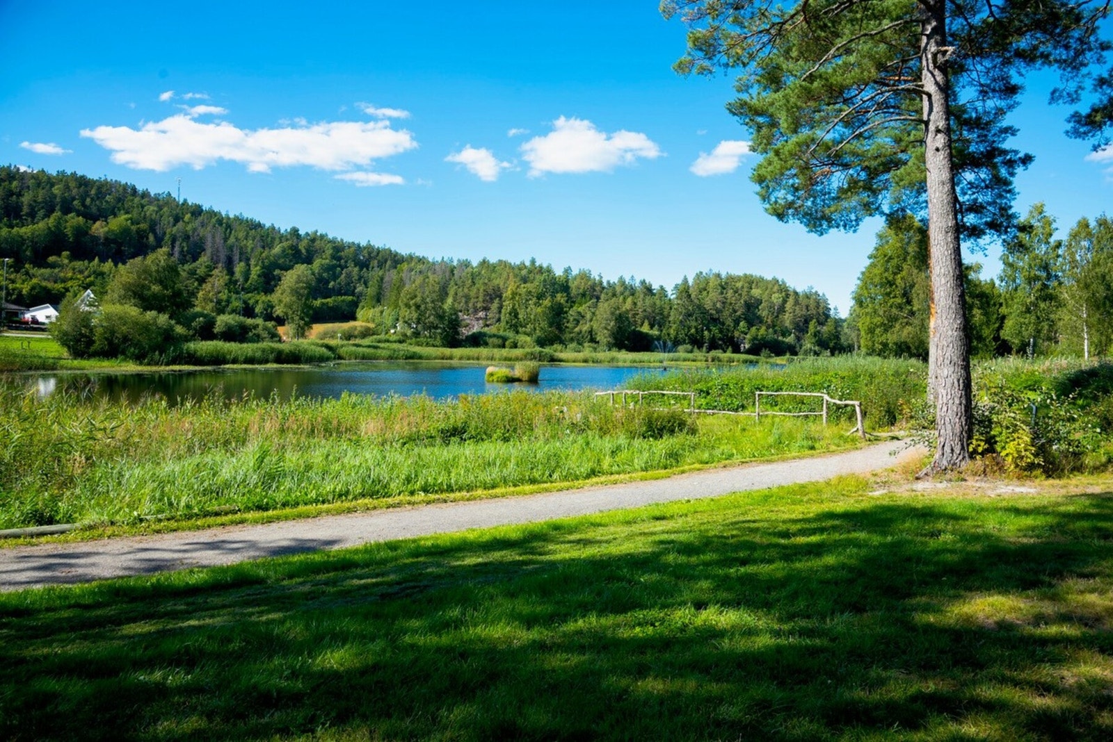 Stivannet kan nytes både sommer og vinter med skøyter og gode turer Galleribilde
