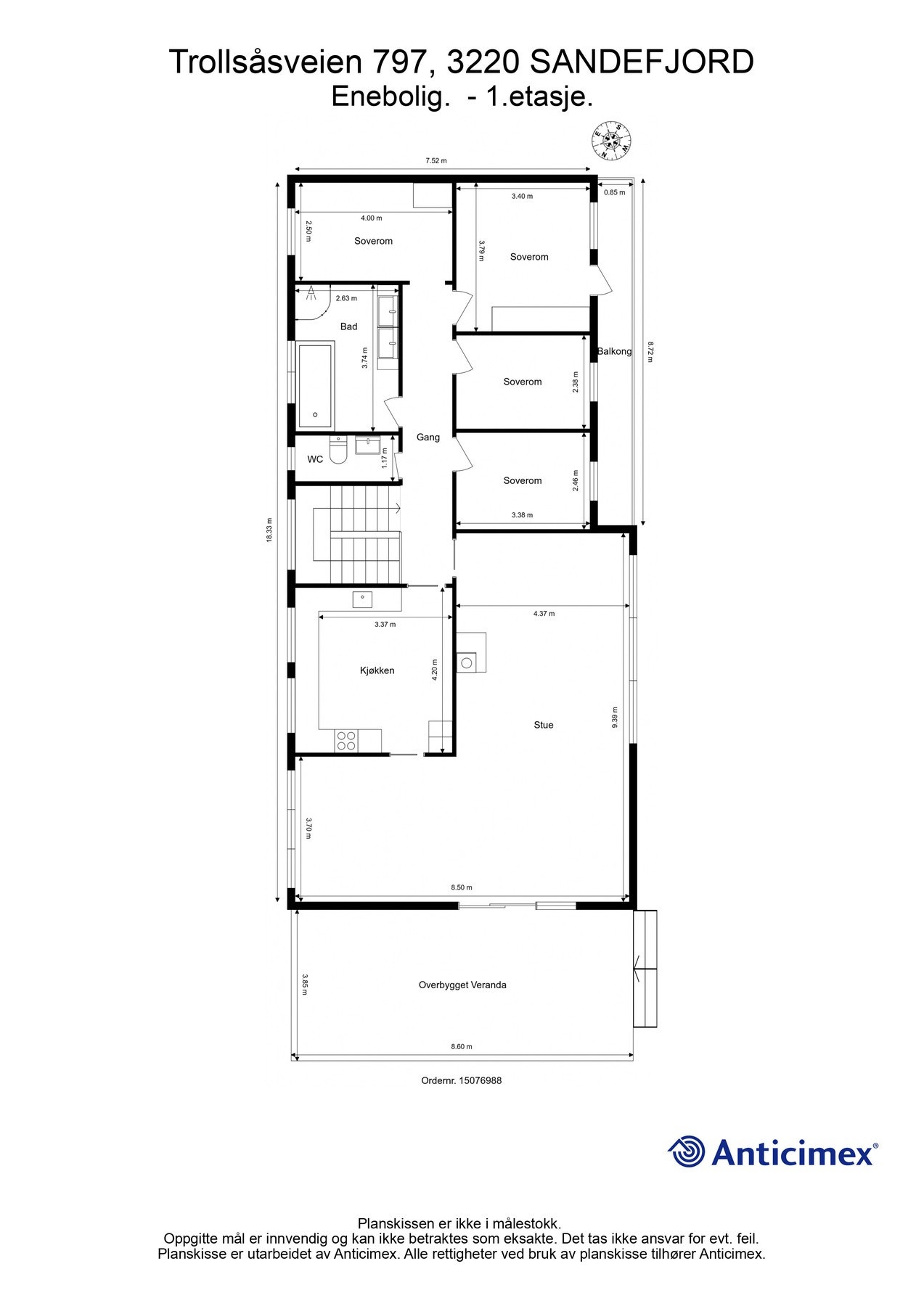Gjør deg kjent med planløsningen Galleribilde