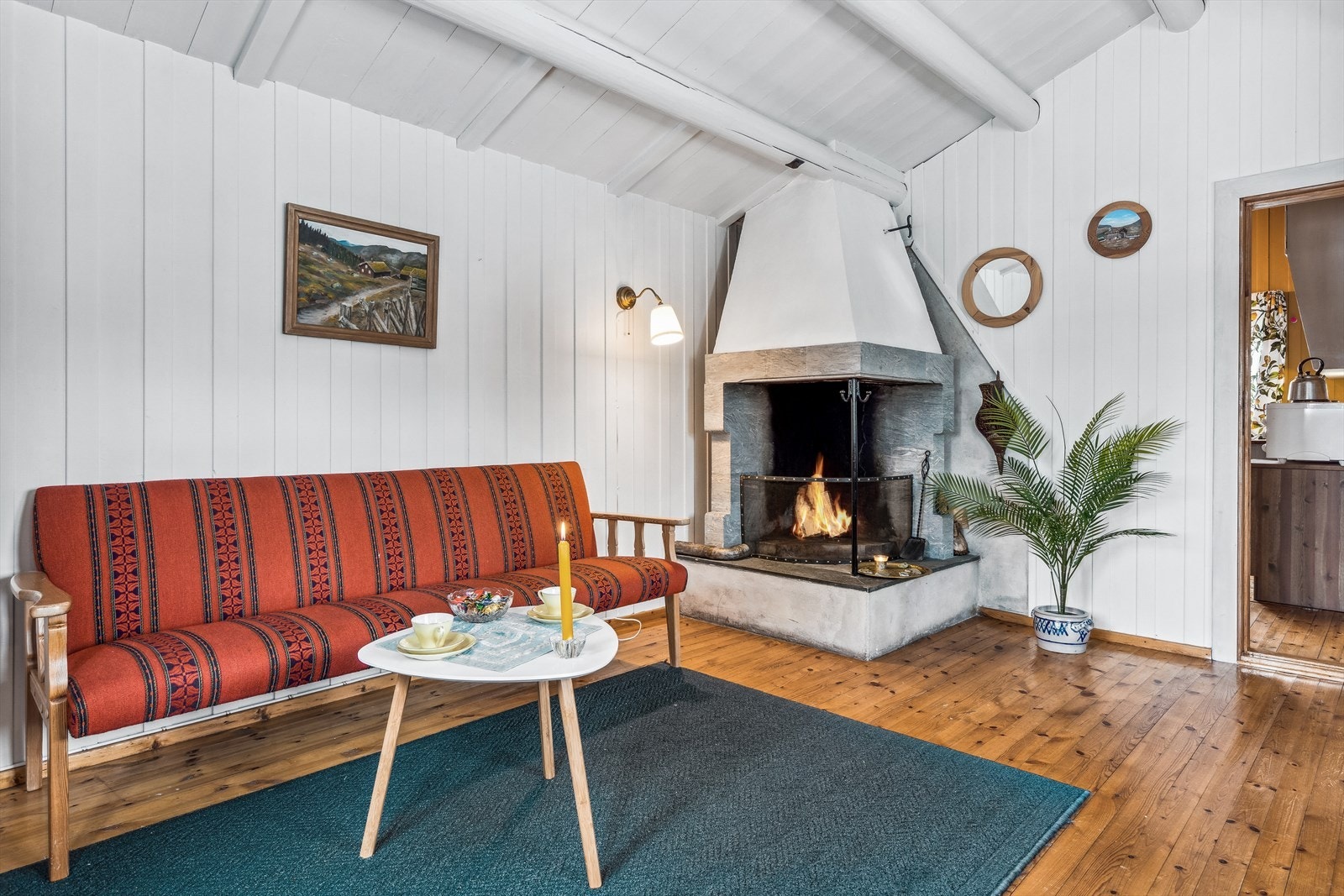 Det er plass til å innrede med sittegrupper etter eget behov og ønske. Galleribilde