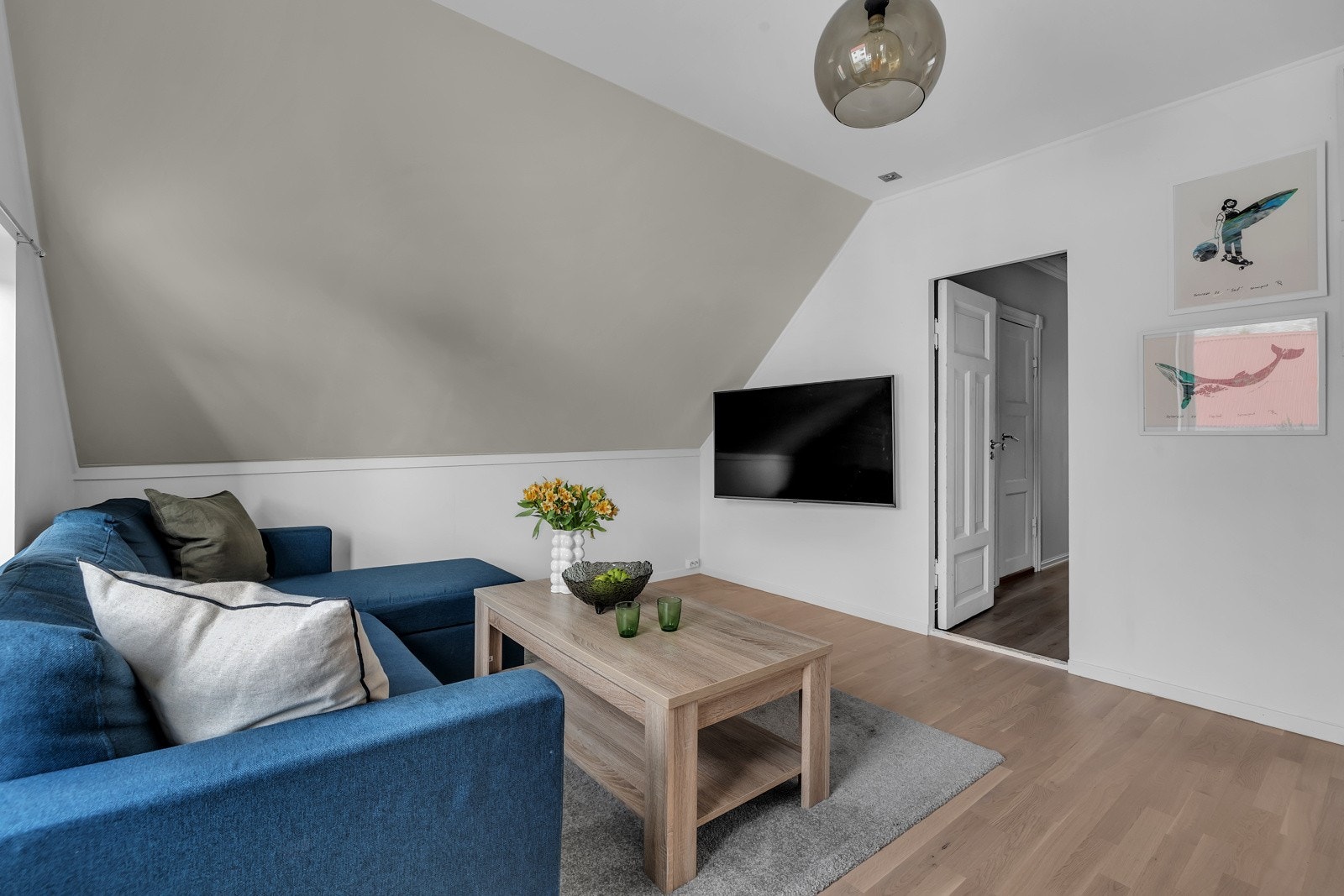 Koselig loftstue - perfekt for barna i huset Galleribilde