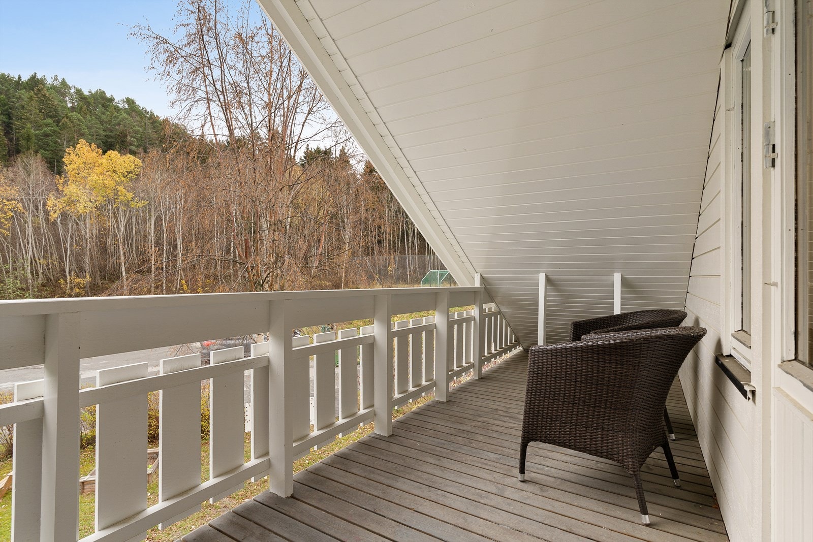 Balkongen er på ca. 11 m². Galleribilde