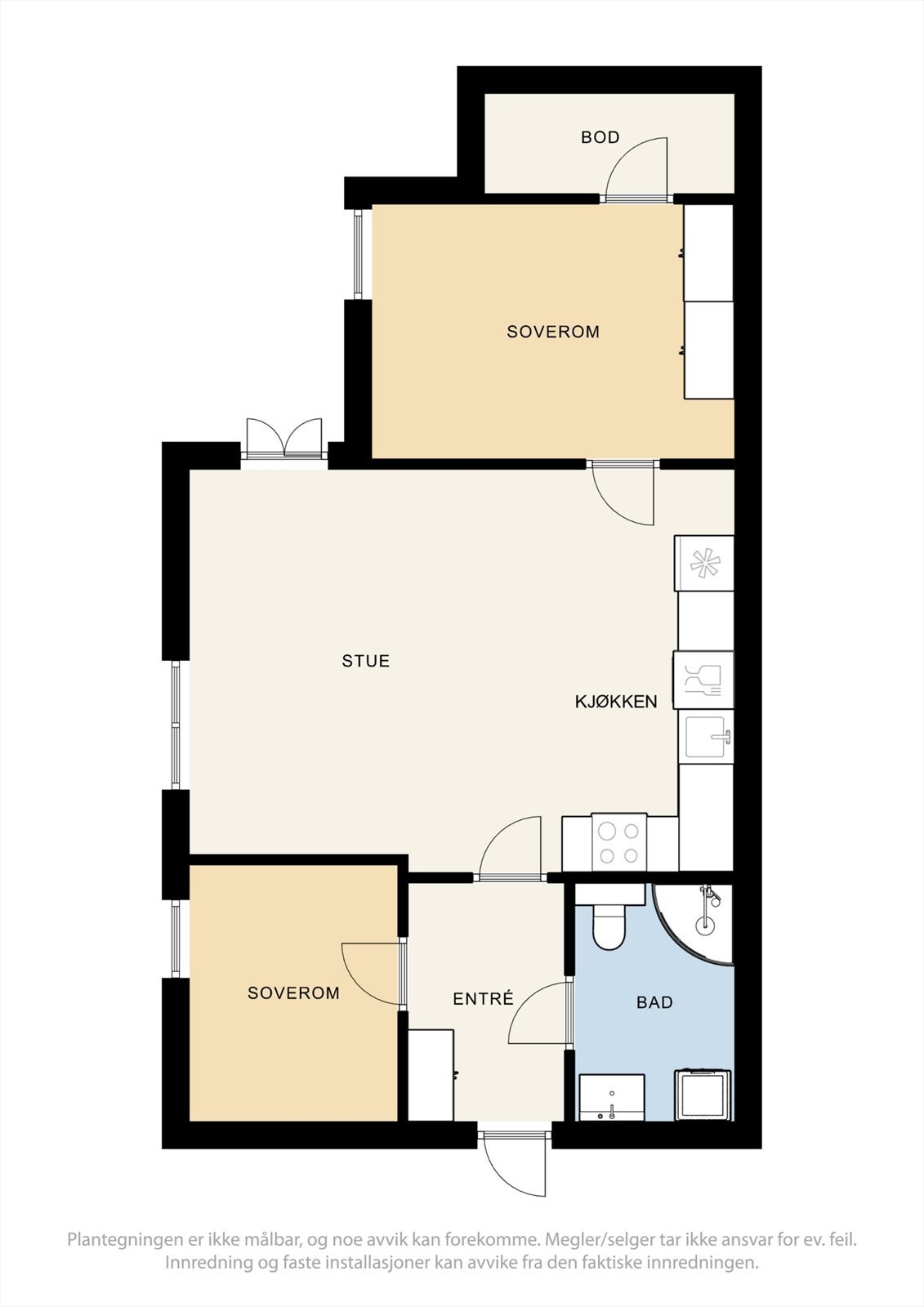 Plantegning Galleribilde