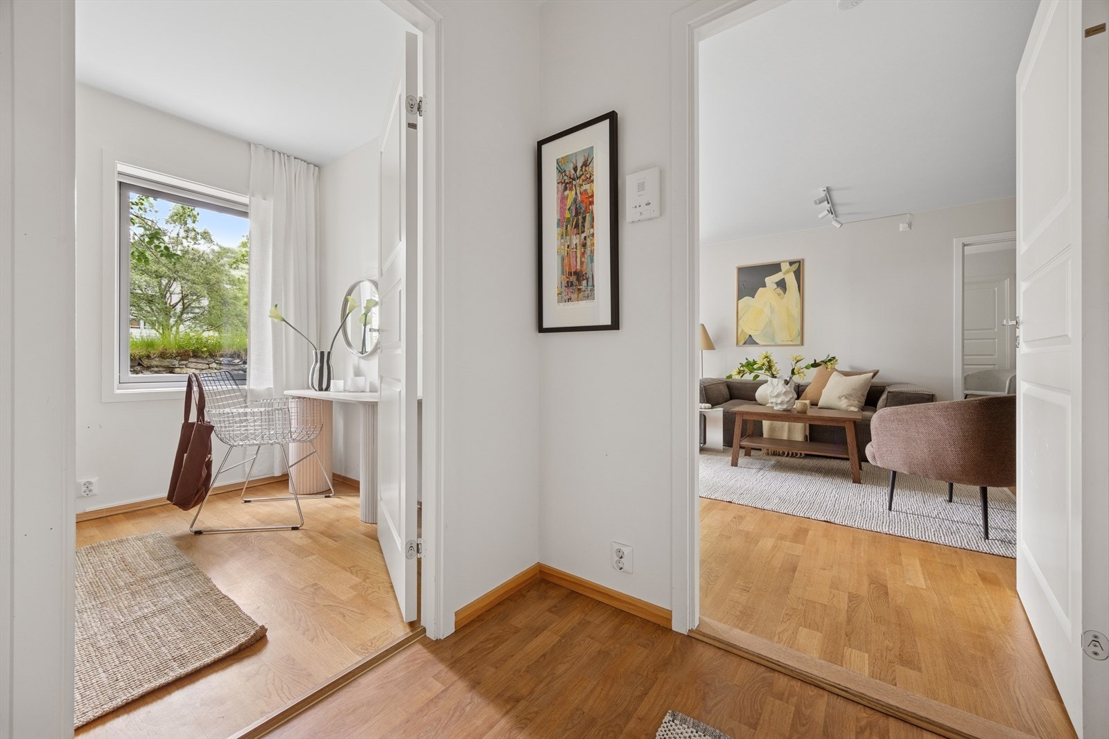 Trappefriadkomst. Galleribilde