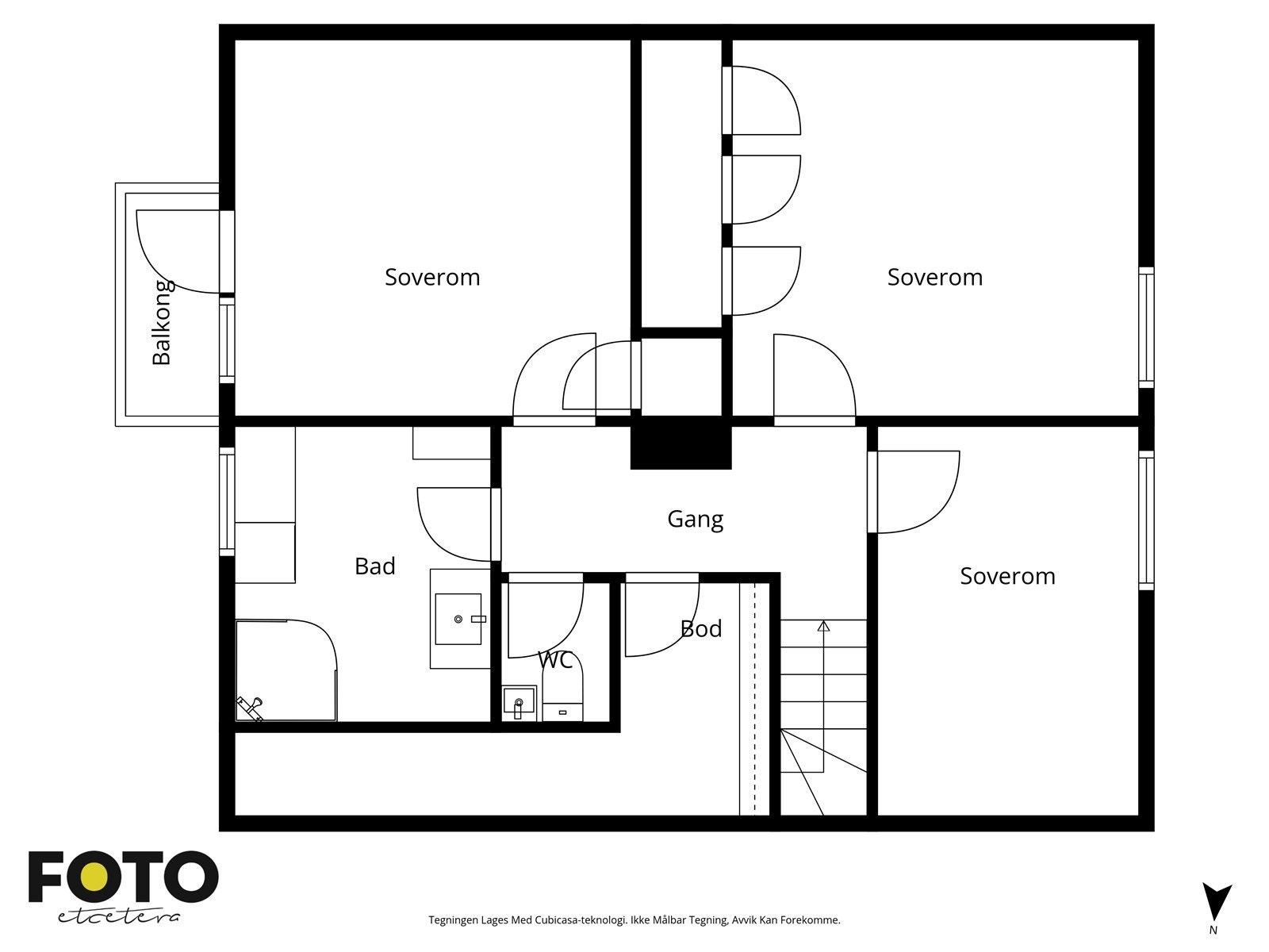 Plantegning 2. etasje Galleribilde