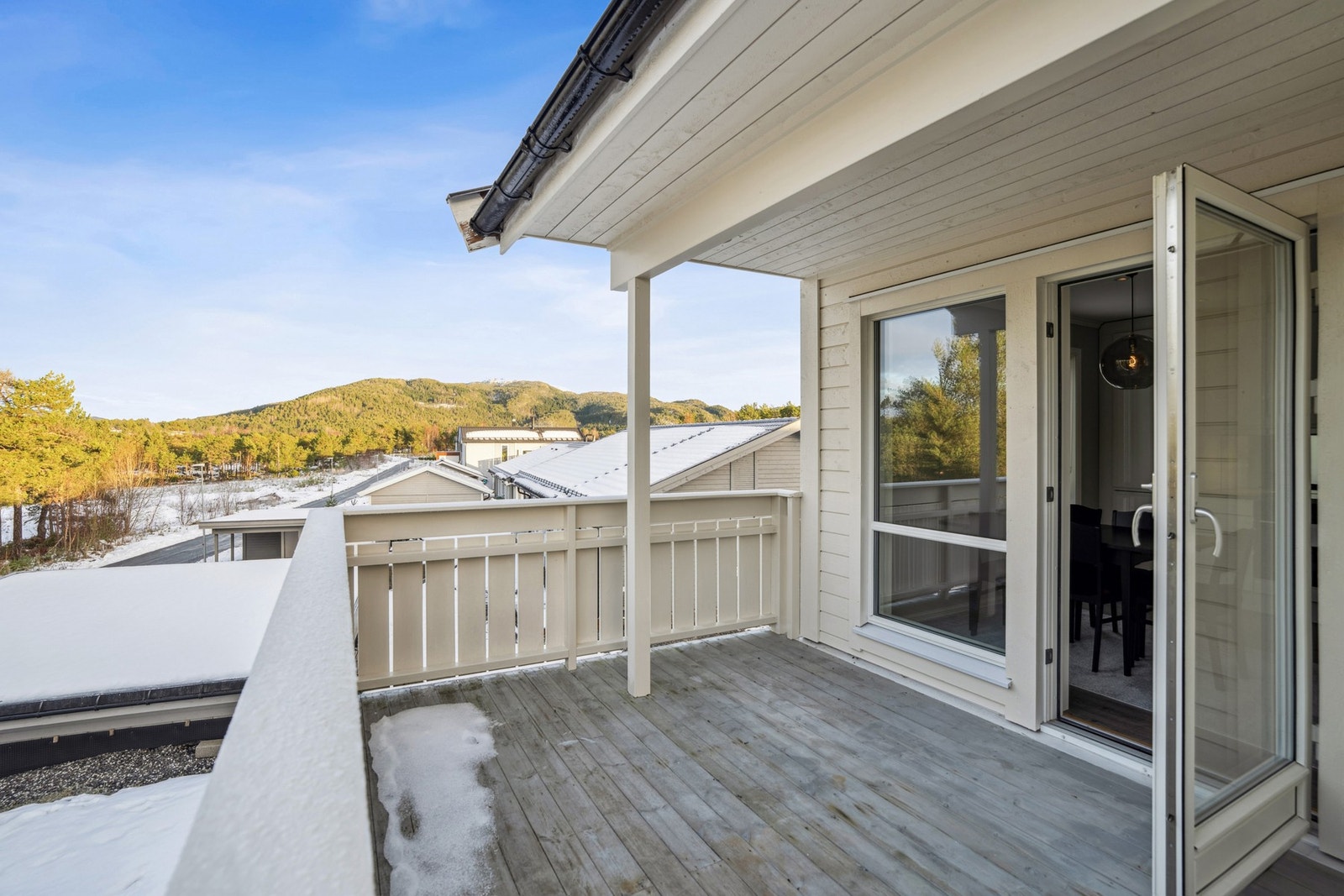 Terrassen er delvis overbygd Galleribilde