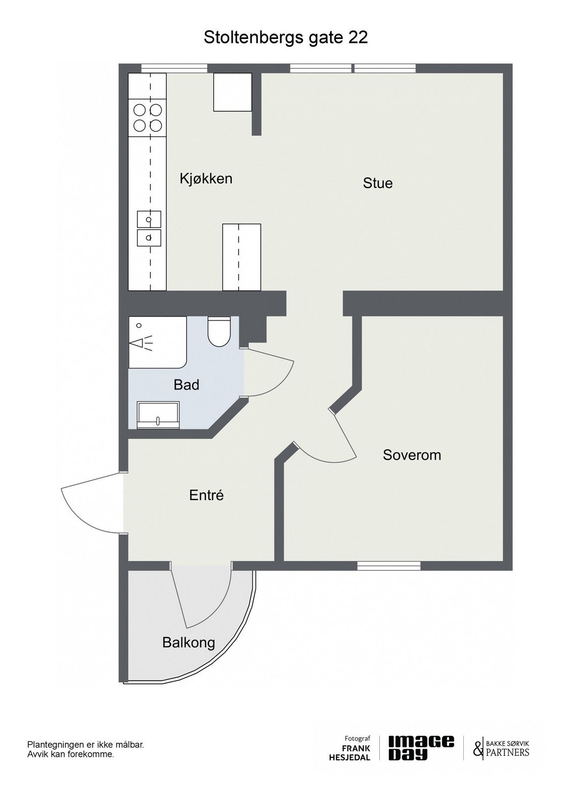 Plantegning Galleribilde