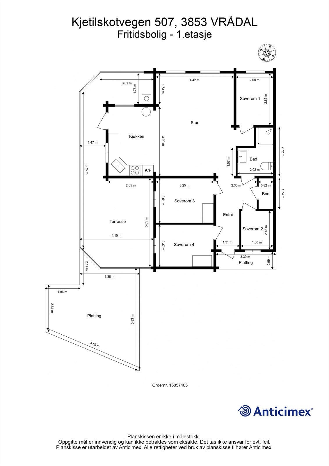 Planskisse Galleribilde