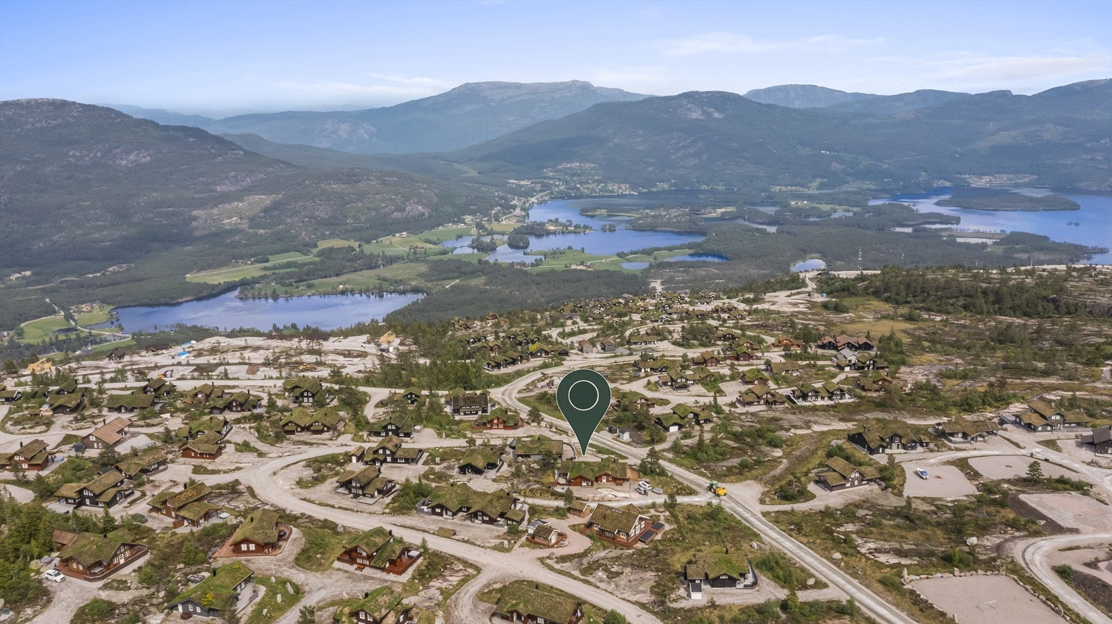 Hytten er merket i bilde Galleribilde