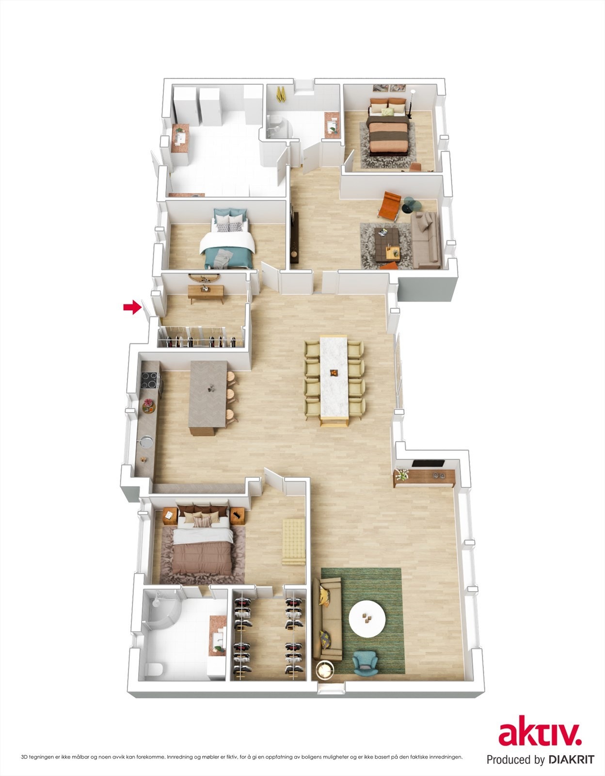 Plantegning Galleribilde