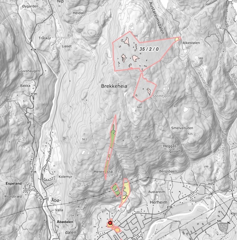 Oversiktskart Galleribilde