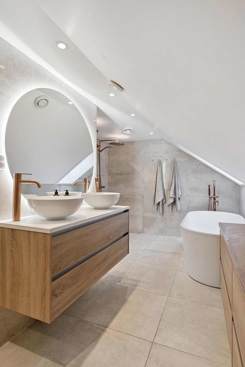 Bad loftetasje Galleribilde