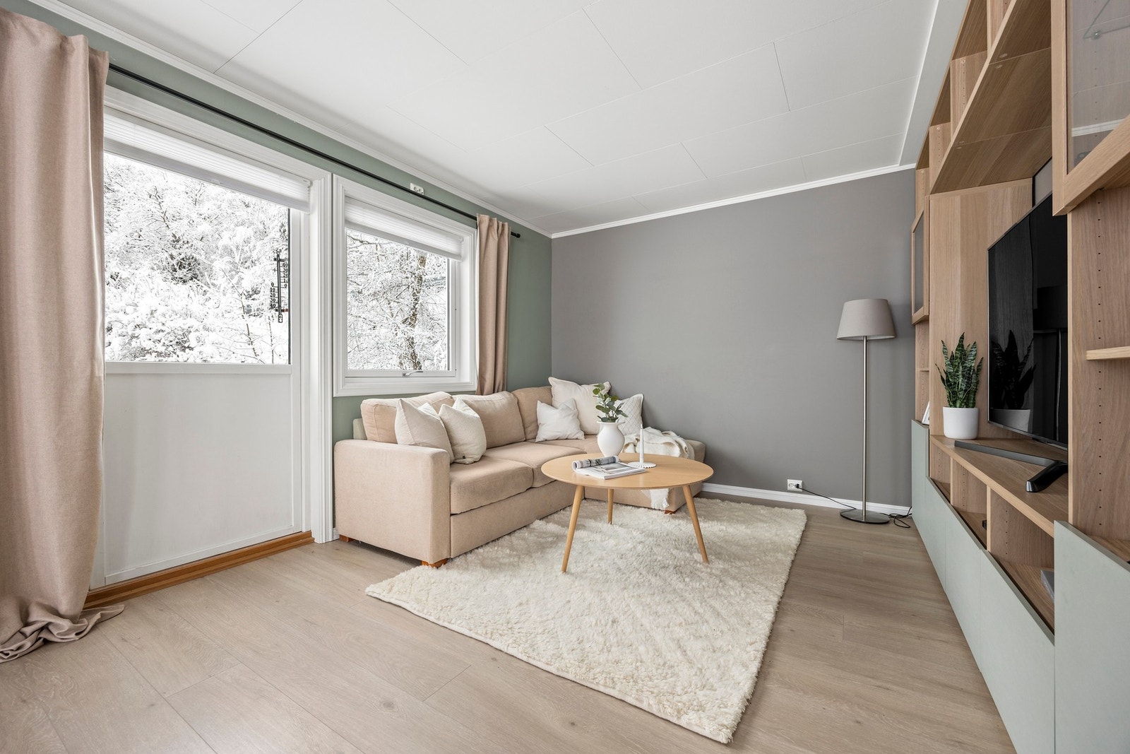 Planløsningen gir fine, definerte soner for møblering Galleribilde