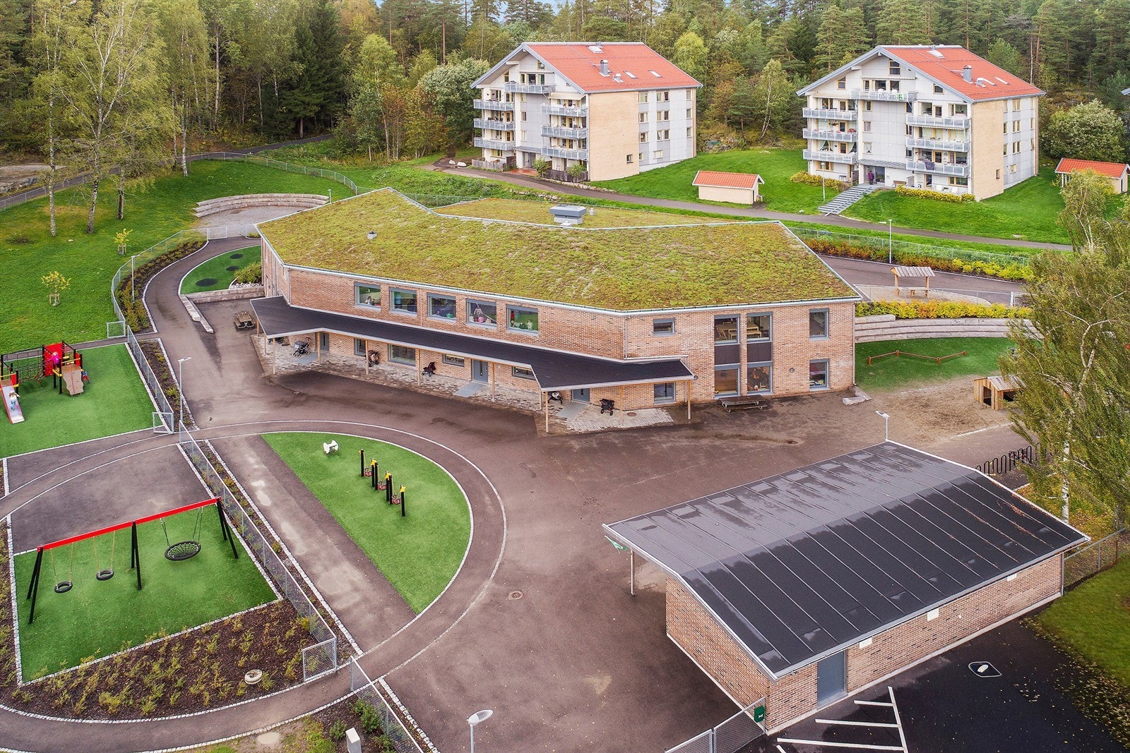 Nyere barnehage på Ødegården Galleribilde