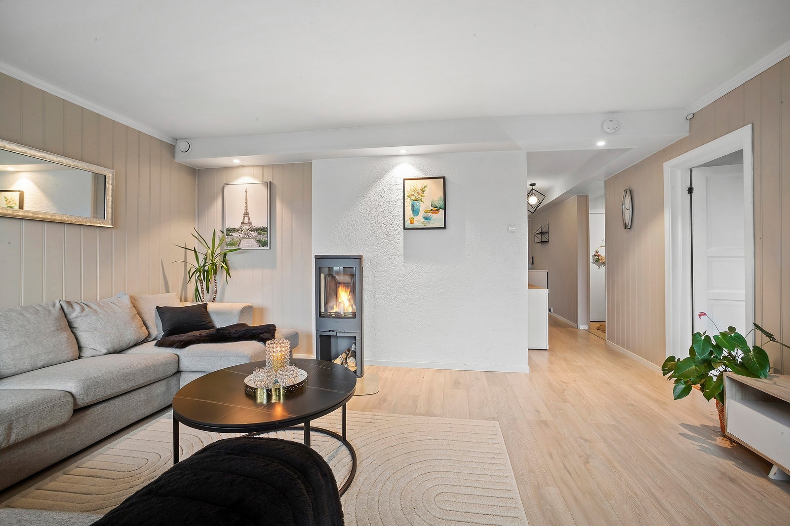 Leiligheten har balansert ventilasjon, noe som er med på å bidra til et bedre inneklima Galleribilde