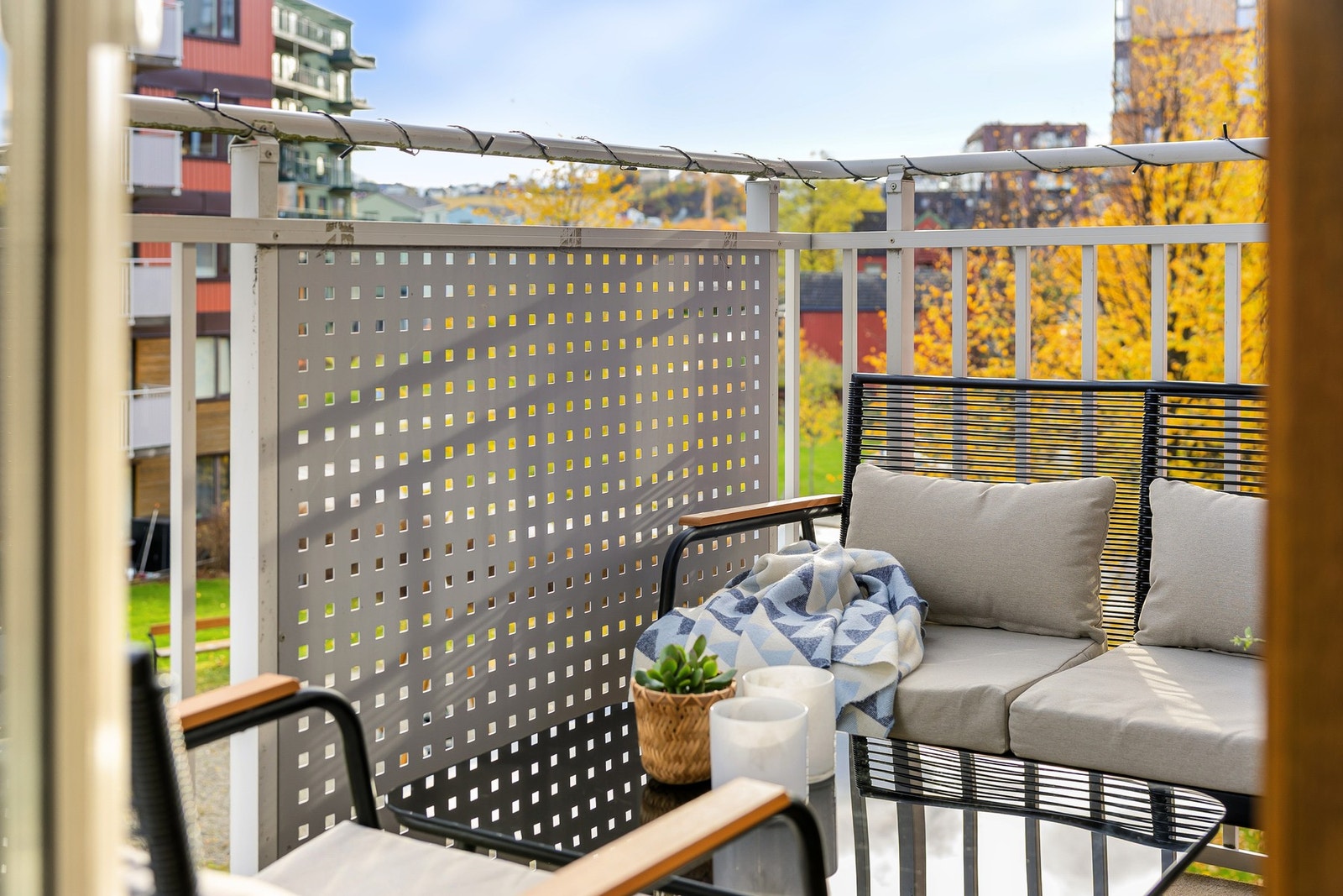 Detaljbilde fra balkongen. Galleribilde