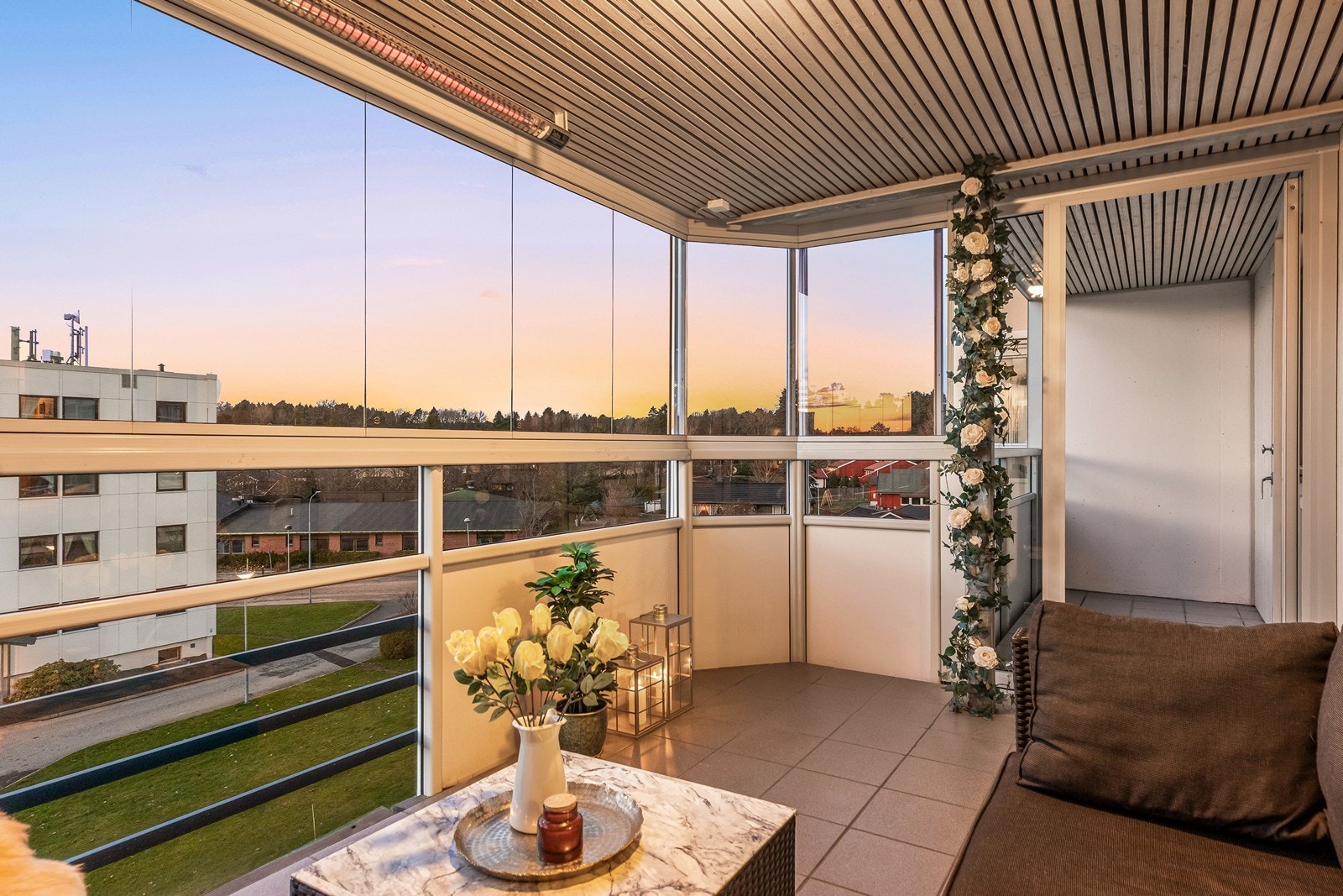 Du har en mindre og åpne balkong Galleribilde