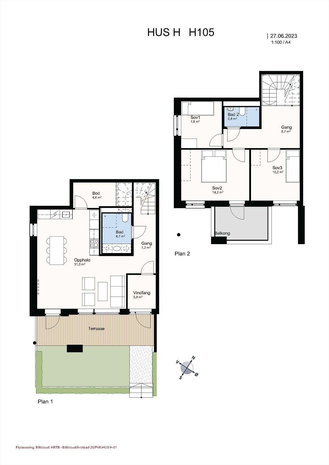 Plantegning Galleribilde