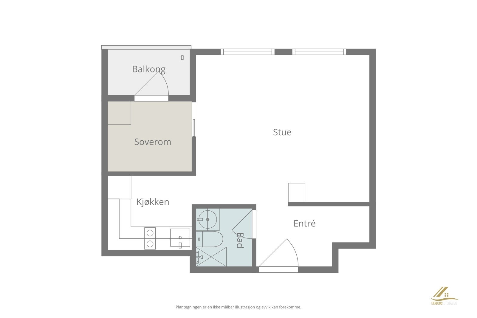 Plantegning Galleribilde