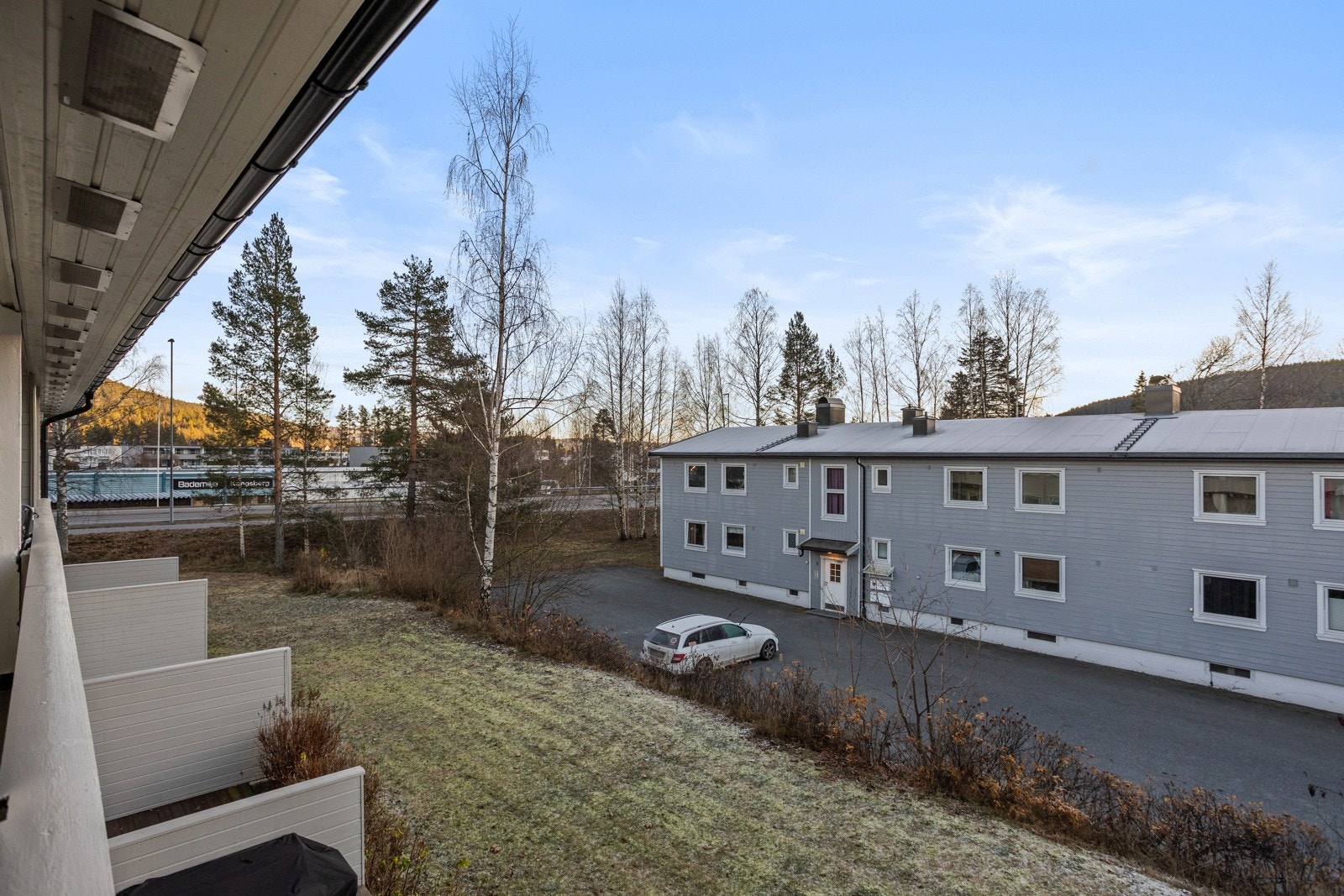 Utsikt fra balkong Galleribilde