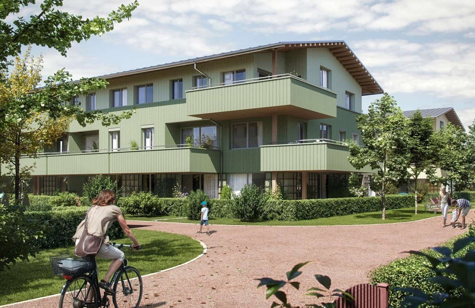 Kunstnerisk illustrasjon. Bilde lånt av Selvaag Bolig. Galleribilde