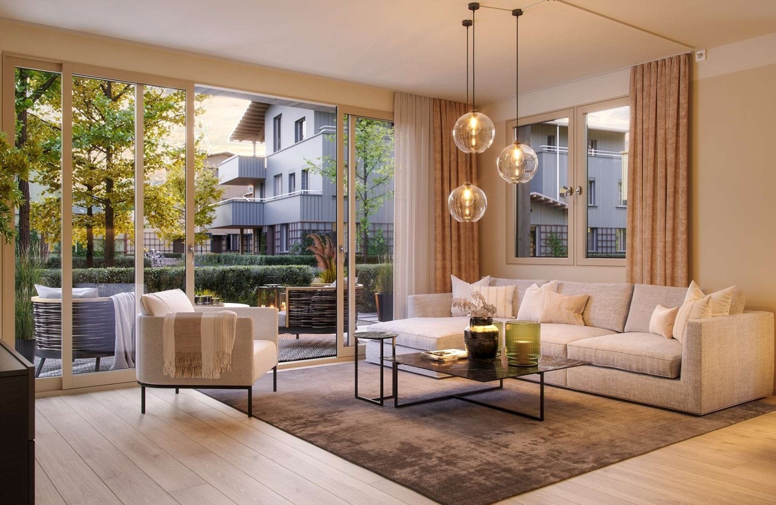 Kunstnerisk illustrasjon. Illustrasjonen er ikke av den respektive leiligheten. Bilde lånt av Selvaag Bolig. Galleribilde