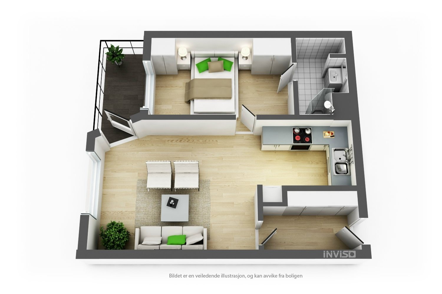 Plantegning Galleribilde