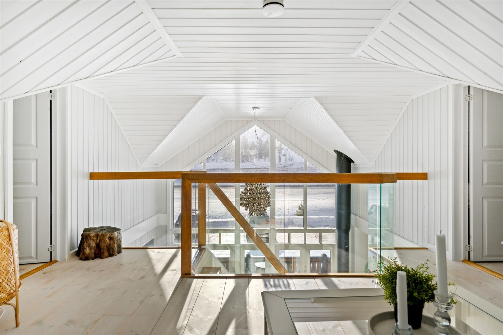 Loftstue. Galleribilde