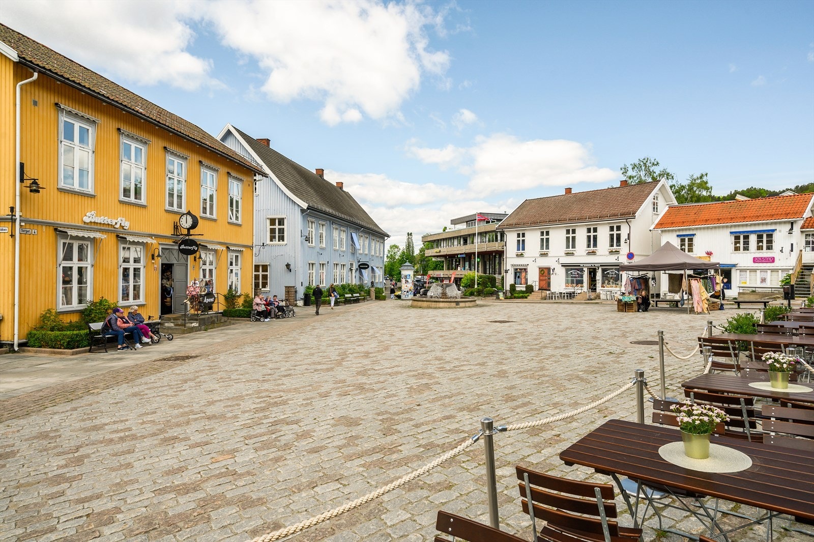 Torget i sentrum Galleribilde
