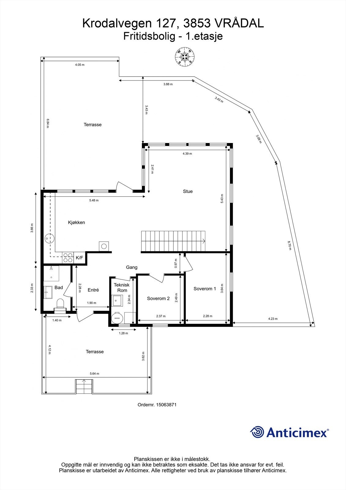 Plantegning 1.etasje Galleribilde